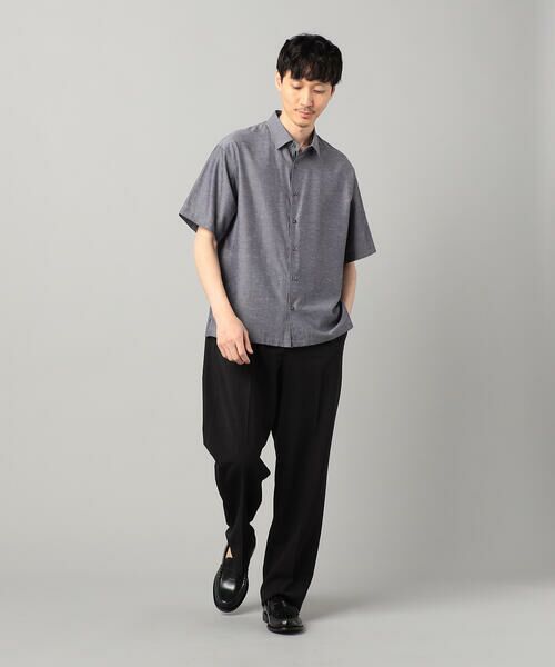 〔 TALLサイズ 〕 ソフトダンガリー シャツ ソフトダンガリー レギュラーカラーシャツ （シャツ・ブラウス
