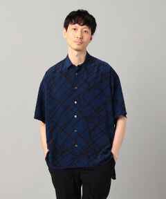 COMME CA MEN / コムサ・メン シャツ・ブラウス | マーブルパターン プリントシャツ