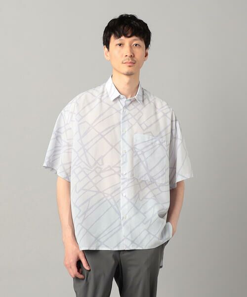 COMME CA MEN / コムサ・メン シャツ・ブラウス | マーブルパターン プリントシャツ | 詳細4