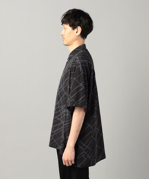 COMME CA MEN / コムサ・メン シャツ・ブラウス | マーブルパターン プリントシャツ | 詳細12