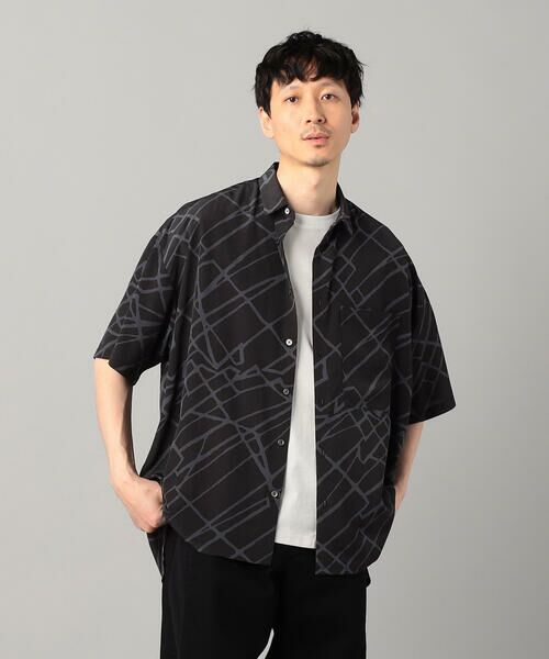 COMME CA MEN / コムサ・メン シャツ・ブラウス | マーブルパターン プリントシャツ | 詳細9