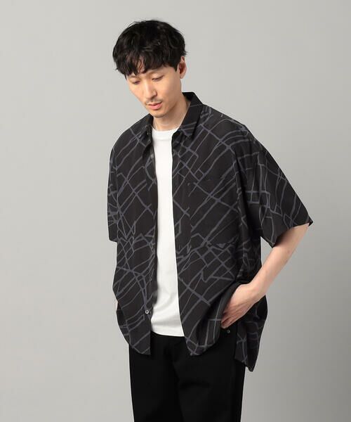 COMME CA MEN / コムサ・メン シャツ・ブラウス | マーブルパターン プリントシャツ | 詳細10