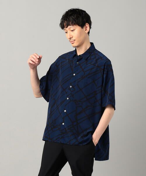 COMME CA MEN / コムサ・メン シャツ・ブラウス | マーブルパターン プリントシャツ | 詳細22