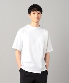 COMME CA MEN / コムサ・メン Tシャツ | アシンメトリー切替 Tシャツ