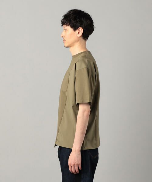 COMME CA MEN / コムサ・メン Tシャツ | アシンメトリー切替 Tシャツ | 詳細13