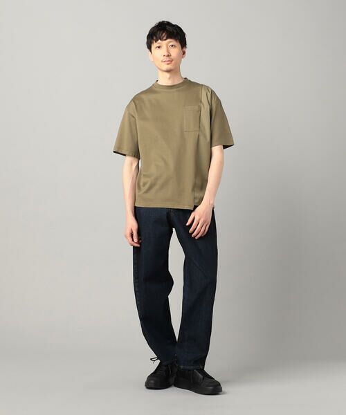 COMME CA MEN / コムサ・メン Tシャツ | アシンメトリー切替 Tシャツ | 詳細10