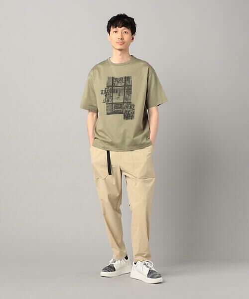 COMME CA MEN / コムサ・メン Tシャツ | 窓柄プリント Tシャツ | 詳細6