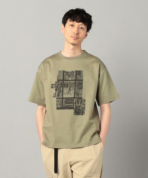 COMME CA MEN / コムサ・メン Tシャツ | 窓柄プリント Tシャツ | 詳細8