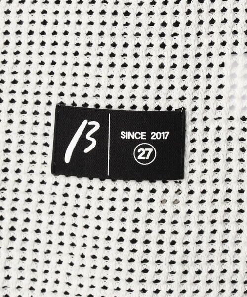 COMME CA MEN / コムサ・メン ニット・セーター | 半袖メッシュ クルーネックニット | 詳細9