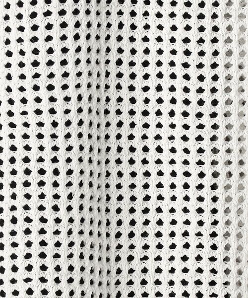 COMME CA MEN / コムサ・メン カーディガン・ボレロ | 半袖メッシュ シャツカーディガン | 詳細4