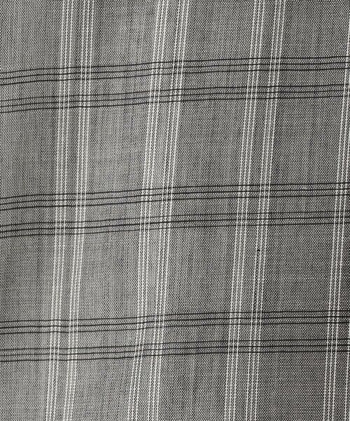 COMME CA MEN / コムサ・メン シャツ・ブラウス | シアーチェック オープンアロハシャツ | 詳細4