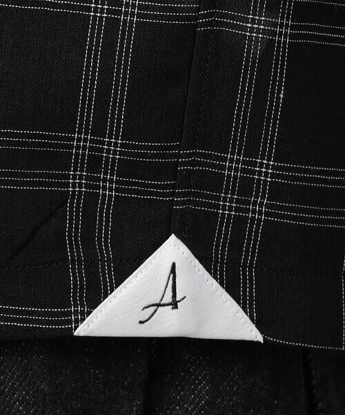 COMME CA MEN / コムサ・メン シャツ・ブラウス | シアーチェック オープンアロハシャツ | 詳細14