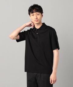 COMME CA MEN / コムサ・メン ポロシャツ | シルキースムース リブカラー ポロシャツ