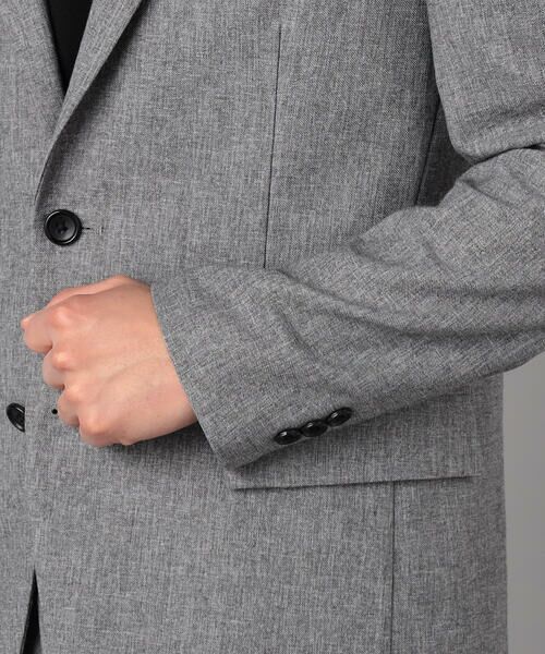 COMME CA MEN / コムサ・メン テーラードジャケット | 【セットアップ対応】高通気杢カラミドビーストレッチ シングルテーラードジャケット | 詳細10