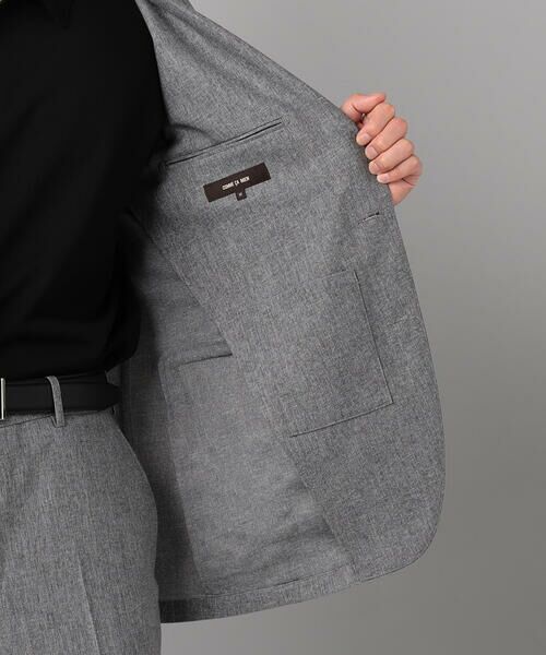 COMME CA MEN / コムサ・メン テーラードジャケット | 【セットアップ対応】高通気杢カラミドビーストレッチ シングルテーラードジャケット | 詳細13