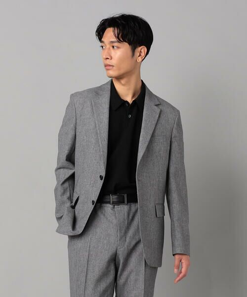 COMME CA MEN / コムサ・メン テーラードジャケット | 【セットアップ対応】高通気杢カラミドビーストレッチ シングルテーラードジャケット | 詳細4