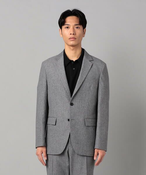 COMME CA MEN / コムサ・メン テーラードジャケット | 【セットアップ対応】高通気杢カラミドビーストレッチ シングルテーラードジャケット | 詳細5