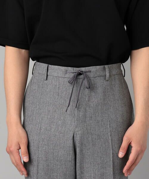 COMME CA MEN / コムサ・メン スラックス・ドレスパンツ | 【セットアップ対応】高通気杢カラミドビーストレッチ テーパードパンツ | 詳細9