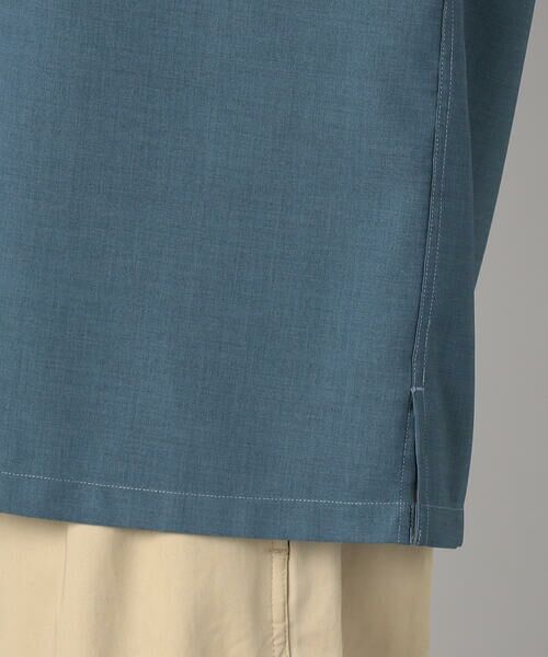 COMME CA MEN / コムサ・メン シャツ・ブラウス | リネンライクストレッチ オープンカラー半袖シャツ | 詳細21