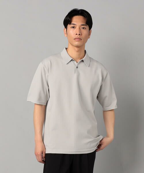 COMME CA MEN / コムサ・メン ニット・セーター | プレーティング編み ニットポロ | 詳細6