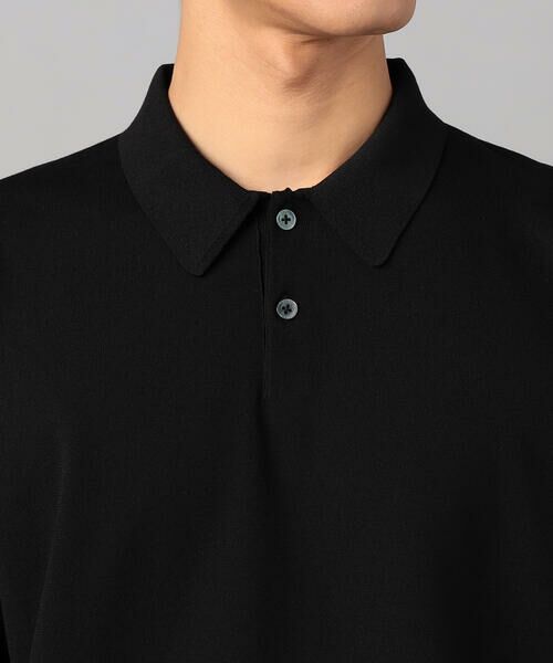 COMME CA MEN / コムサ・メン ニット・セーター | プレーティング編み ニットポロ | 詳細15
