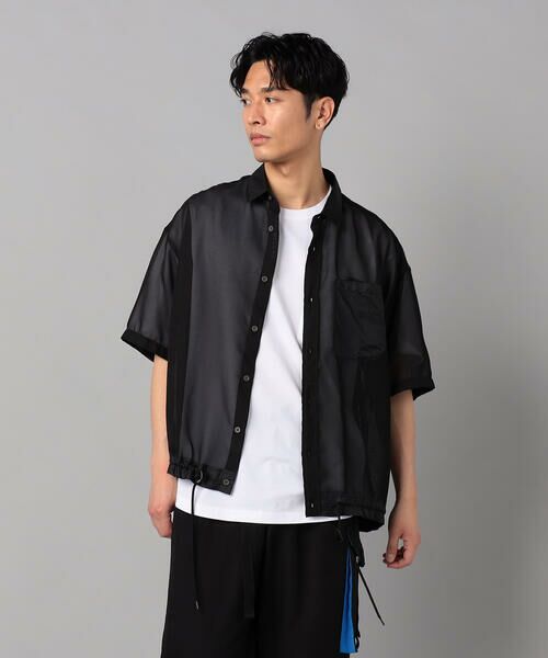 COMME CA MEN / コムサ・メン シャツ・ブラウス | シアー シャツ | 詳細5