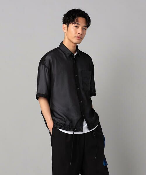 COMME CA MEN / コムサ・メン シャツ・ブラウス | シアー シャツ | 詳細7