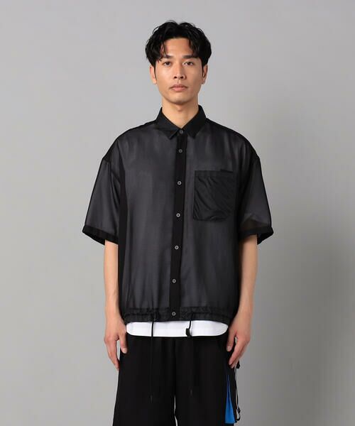 COMME CA MEN / コムサ・メン シャツ・ブラウス | シアー シャツ | 詳細8