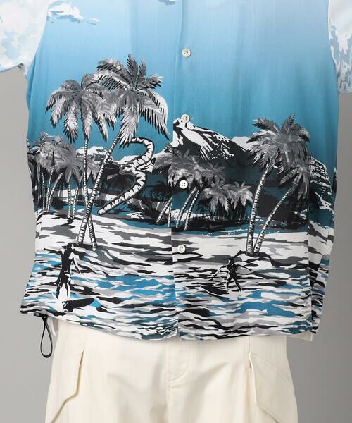 COMME CA MEN / コムサ・メン シャツ・ブラウス | βトロピカル柄 アロハシャツ | 詳細10