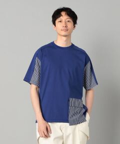 COMME CA MEN / コムサ・メン Tシャツ | ストライプポケット Tシャツ