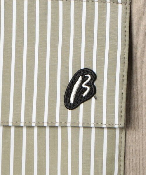 COMME CA MEN / コムサ・メン Tシャツ | ストライプポケット Tシャツ | 詳細12