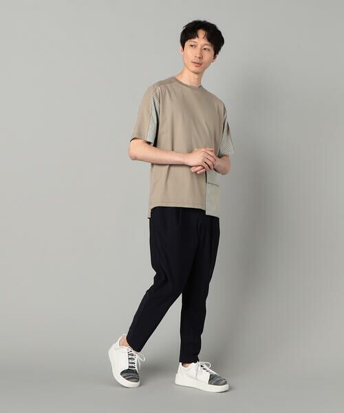 COMME CA MEN / コムサ・メン Tシャツ | ストライプポケット Tシャツ | 詳細2