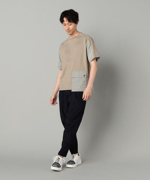 COMME CA MEN / コムサ・メン Tシャツ | ストライプポケット Tシャツ | 詳細3