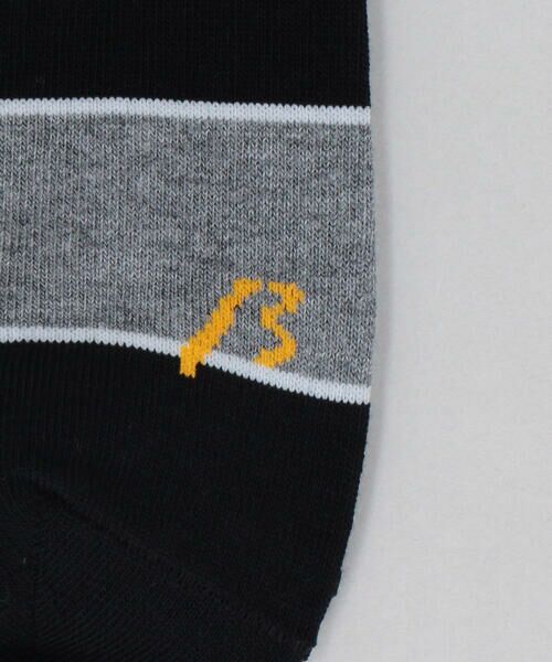 COMME CA MEN / コムサ・メン ソックス | アシンメトリーボーダー クルーソックス | 詳細2