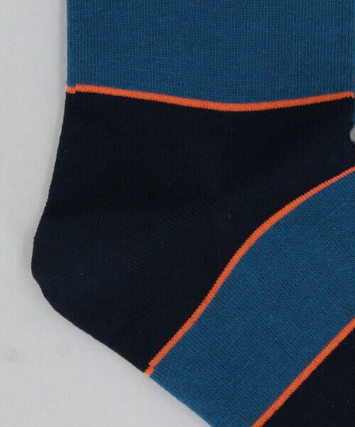 COMME CA MEN / コムサ・メン ソックス | アシンメトリーボーダー クルーソックス | 詳細4