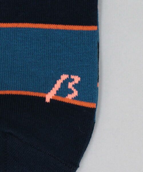 COMME CA MEN / コムサ・メン ソックス | アシンメトリーボーダー クルーソックス | 詳細6