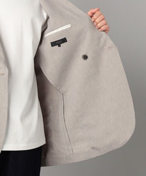 COMME CA MEN / コムサ・メン テーラードジャケット | リネンストレッチ ダブルジャケット | 詳細18