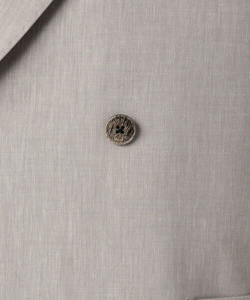 COMME CA MEN / コムサ・メン テーラードジャケット | リネンストレッチ ダブルジャケット | 詳細19