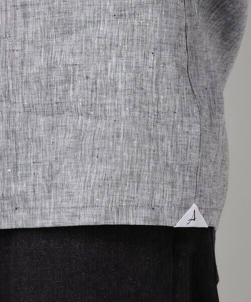 COMME CA MEN / コムサ・メン シャツ・ブラウス | フレンチリネン オープンアロハシャツ | 詳細14