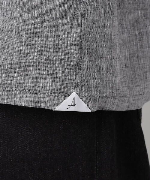 COMME CA MEN / コムサ・メン シャツ・ブラウス | フレンチリネン オープンアロハシャツ | 詳細15