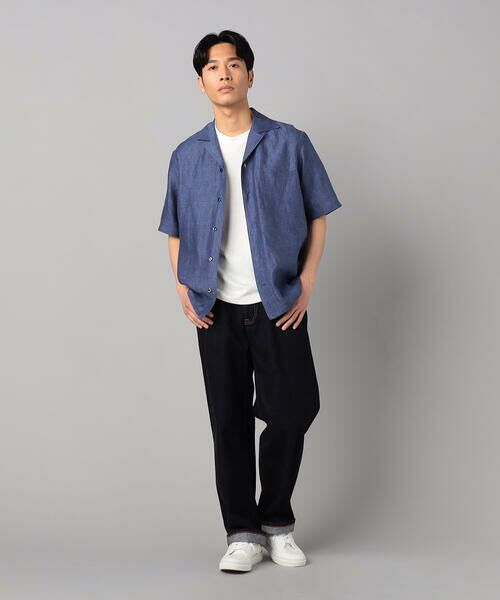 COMME CA MEN / コムサ・メン シャツ・ブラウス | フレンチリネン オープンアロハシャツ | 詳細17