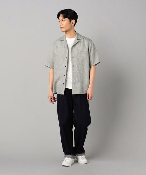 COMME CA MEN / コムサ・メン シャツ・ブラウス | フレンチリネン オープンアロハシャツ | 詳細20