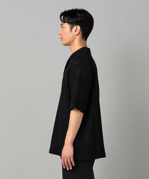 COMME CA MEN / コムサ・メン カーディガン・ボレロ | シアー透かし編みニット アロハ | 詳細5