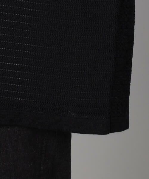 COMME CA MEN / コムサ・メン カーディガン・ボレロ | シアー透かし編みニット アロハ | 詳細9