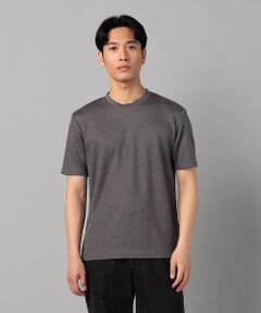 COMME CA MEN / コムサ・メン Tシャツ | ダブルフェイス ラミー天竺 クルーネックTシャツ