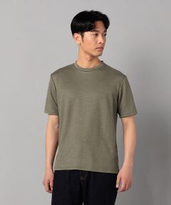 COMME CA MEN / コムサ・メン Tシャツ | ダブルフェイス ラミー天竺 クルーネックTシャツ