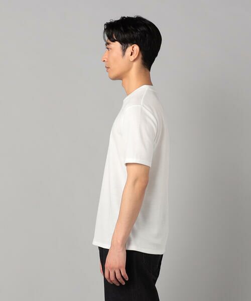 COMME CA MEN / コムサ・メン Tシャツ | ダブルフェイス ラミー天竺 クルーネックTシャツ | 詳細4