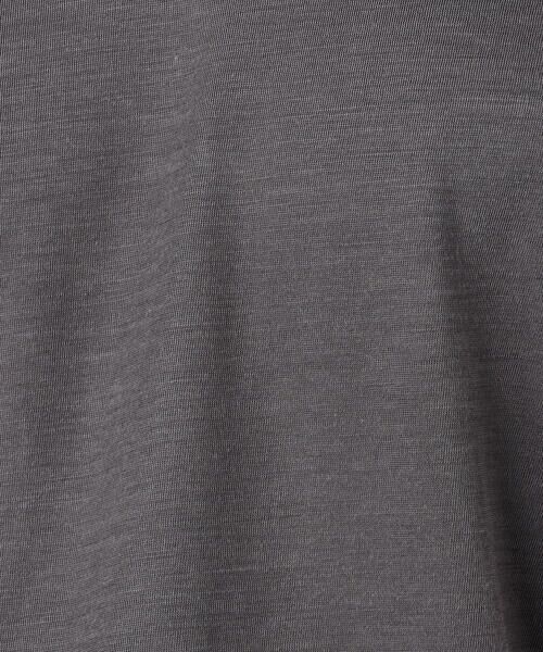 COMME CA MEN / コムサ・メン Tシャツ | ダブルフェイス ラミー天竺 クルーネックTシャツ | 詳細12