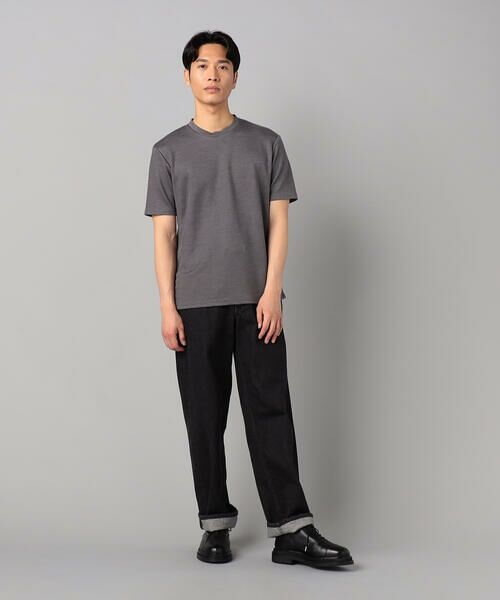 COMME CA MEN / コムサ・メン Tシャツ | ダブルフェイス ラミー天竺 クルーネックTシャツ | 詳細10