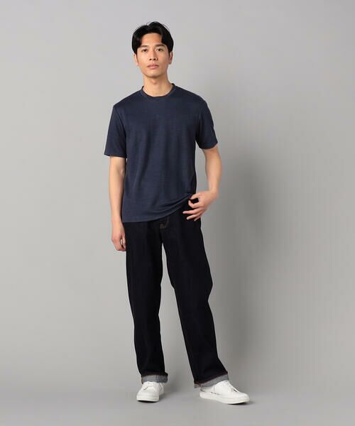 COMME CA MEN / コムサ・メン Tシャツ | ダブルフェイス ラミー天竺 クルーネックTシャツ | 詳細13